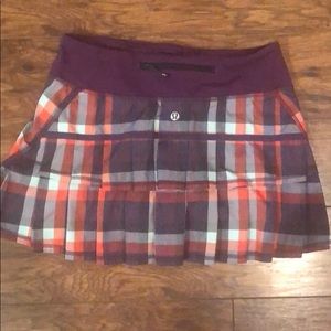 Lululemon running skirt